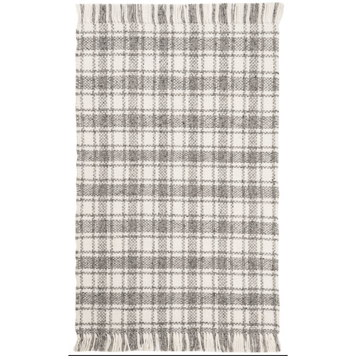 Gracie Oaks Jacques Flatweave Wool Plaid Rug Wayfair